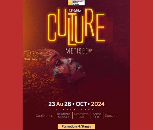 Festival Culture Métisse : du 23 au 26 octobre 2024 à Nouakchott